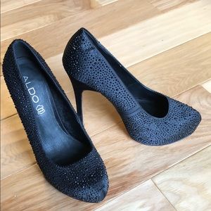 Blinged out Aldo stilettos